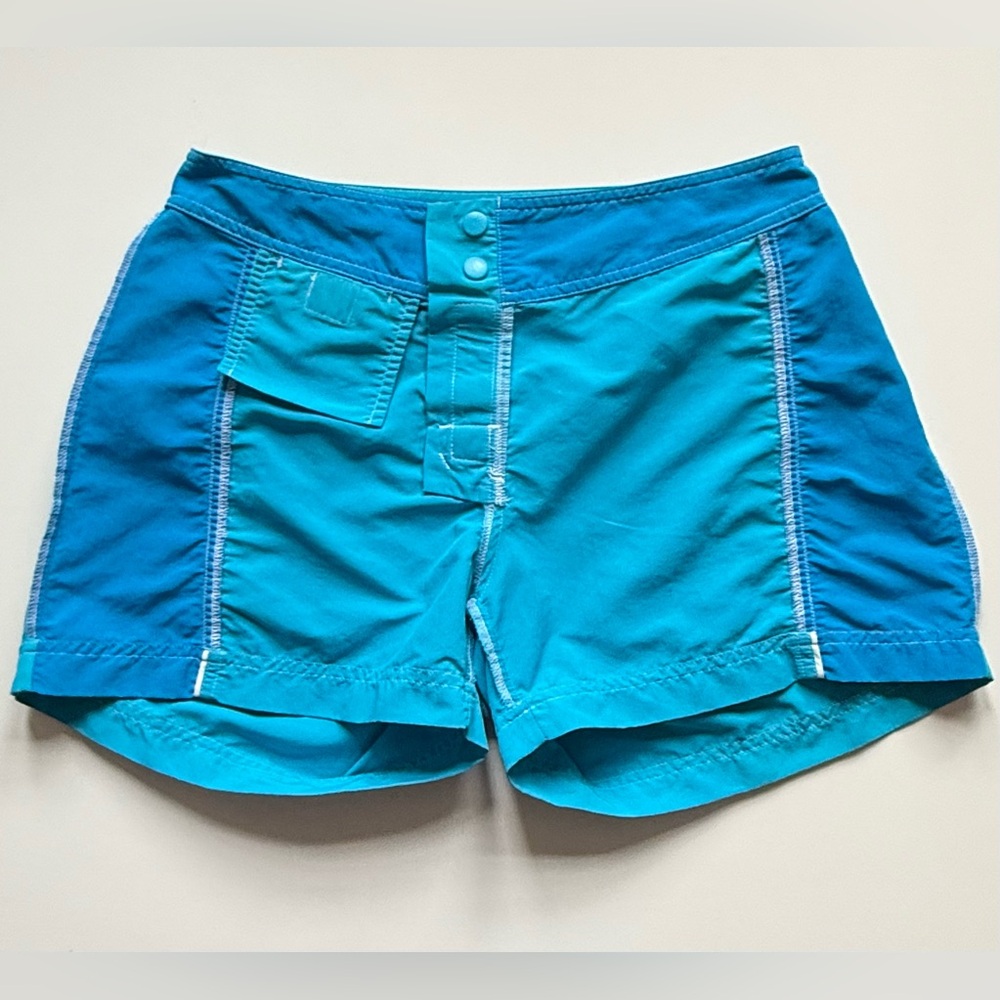 L.L.Bean Womens Bright Blue Swim Board Shorts - Size 6 - Picture 10 of 12